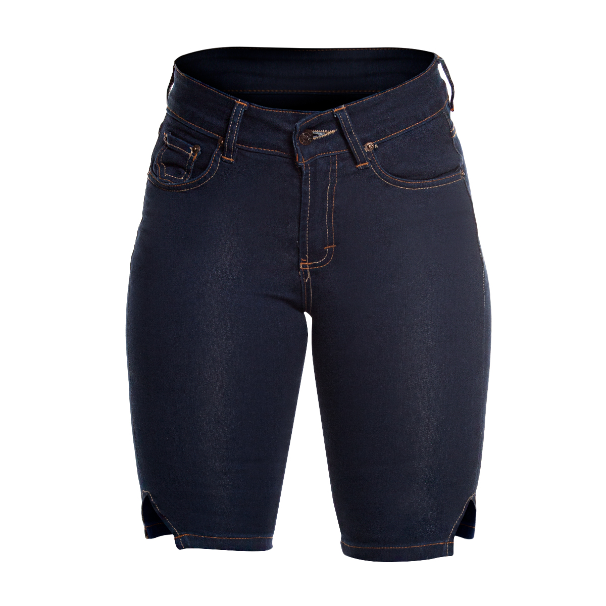 PESCADOR DE MEZCLILLA STRETCH TIRO ALTO PARA MUJER 