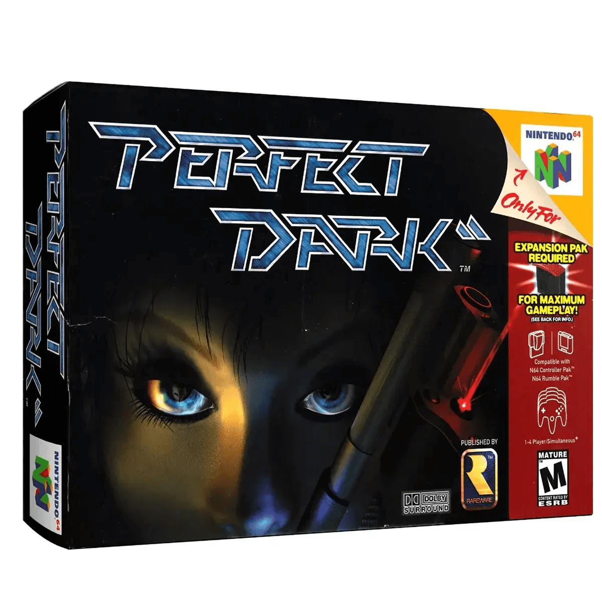 Perfect Dark N64 Físico En Caja Con Manual Nintendo 64