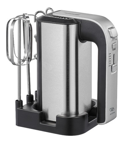"Avera Batidora Manual Electrica 5 Velocidades 300 W Ba02 Color Gris plata "