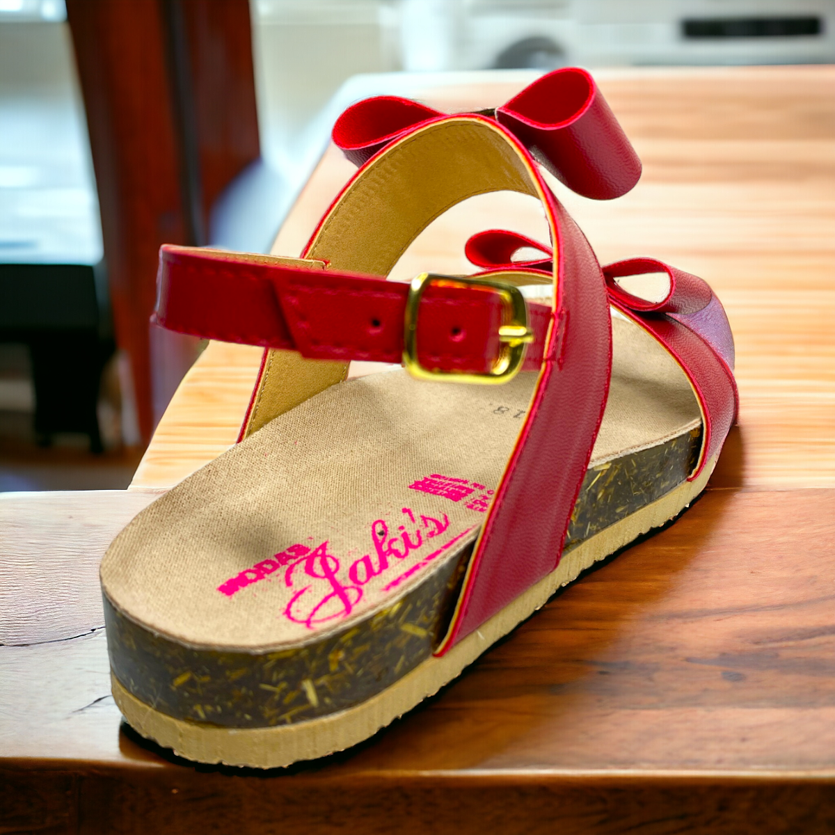 Huaraches De Niña Con Moños, Estilo Verano LAS CUATAS.