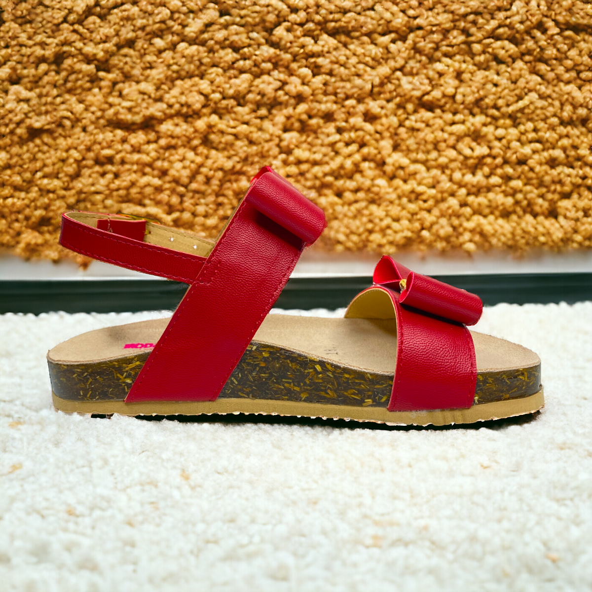 Huaraches De Niña Con Moños, Estilo Verano LAS CUATAS.