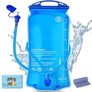 A Bolsa de Hidratacion, Bolsa para Agua, Hydrapak, Depósito de Agua A Prueba de Fugas de 3 litros, Apertura Amplia, Bolsa de Almacenamiento, Soft Flask Botella Outdoor Drinking Bag