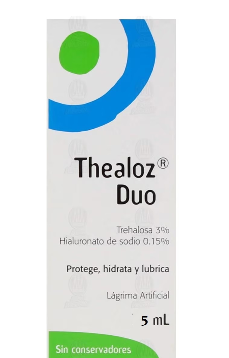 THEALOZ DUO 3%, SOLUCION OFTALMICA 5 ML