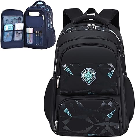 Mochila escolar KEBEIXUAN para niños estilo de puerta de