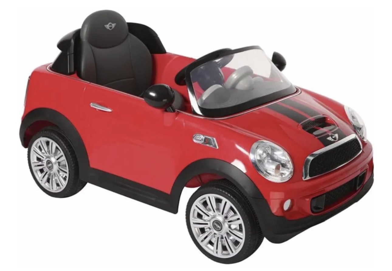 Montable Eléctrico Prinsel Mini Cooper S Coupe Rojo 6 Volts