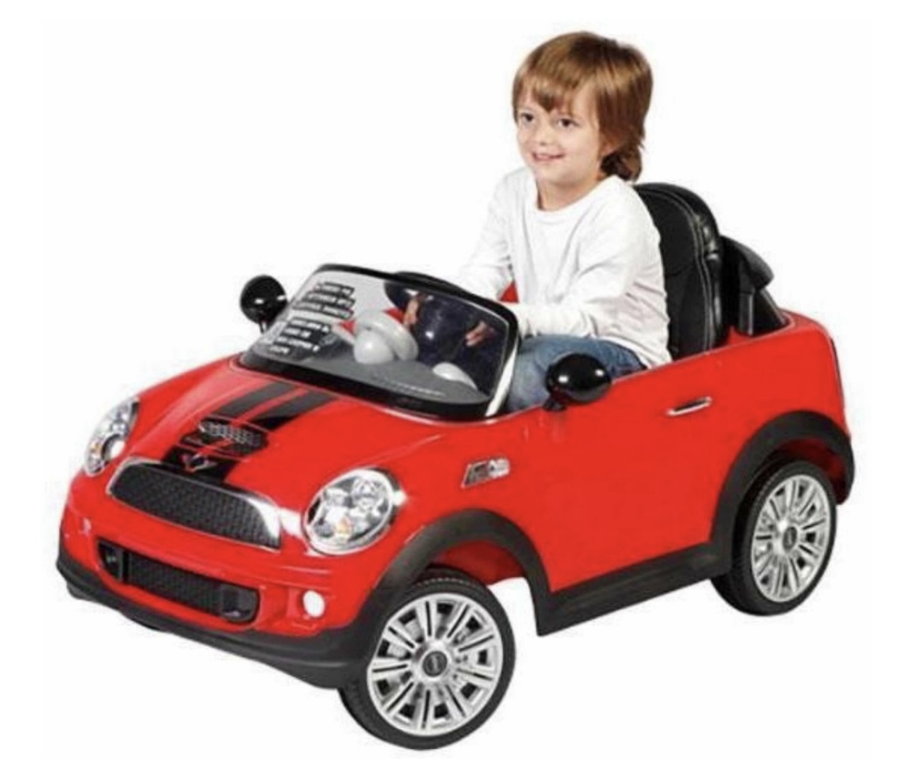 Montable Eléctrico Prinsel Mini Cooper S Coupe Rojo 6 Volts