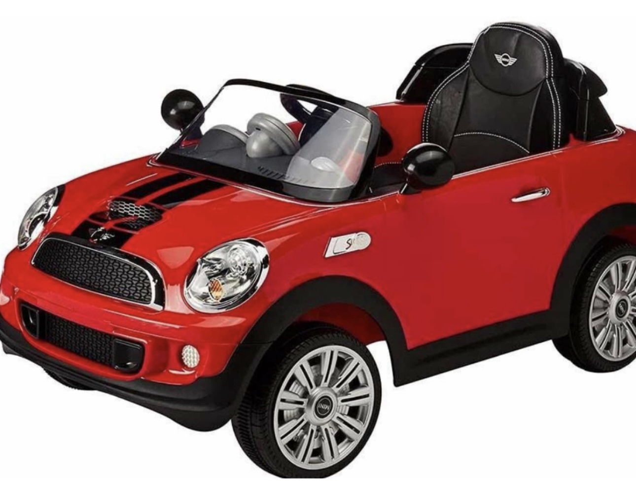 Montable Eléctrico Prinsel Mini Cooper S Coupe Rojo 6 Volts