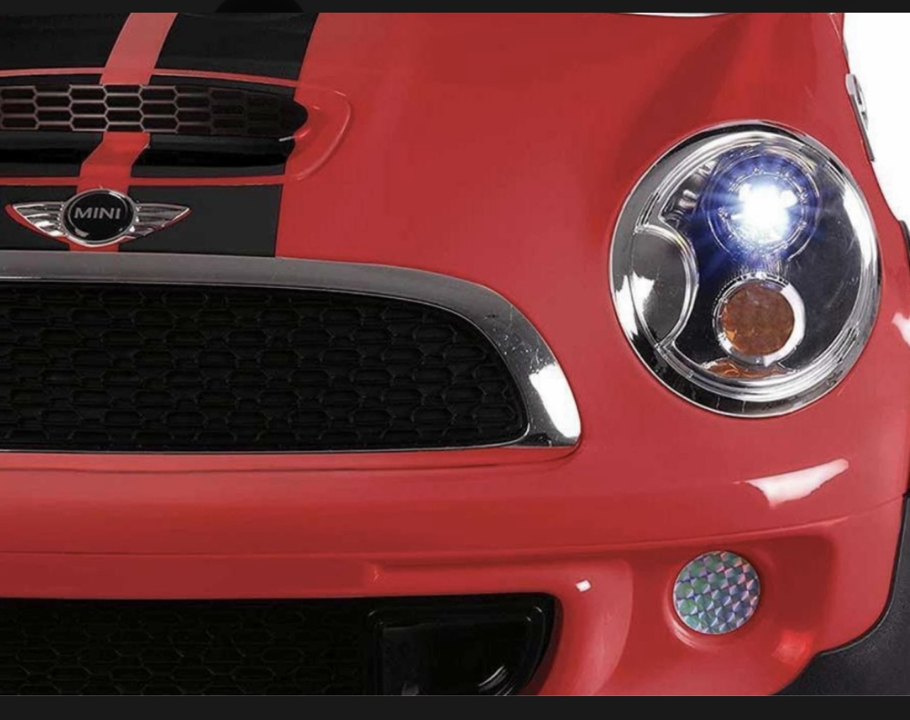 Montable Eléctrico Prinsel Mini Cooper S Coupe Rojo 6 Volts