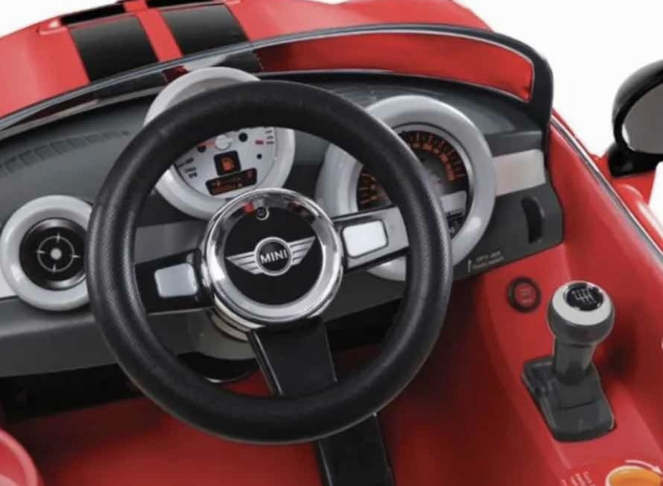 Montable Eléctrico Prinsel Mini Cooper S Coupe Rojo 6 Volts