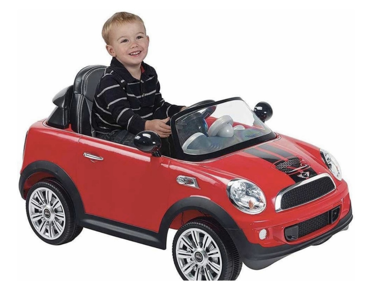 Montable Eléctrico Prinsel Mini Cooper S Coupe Rojo 6 Volts