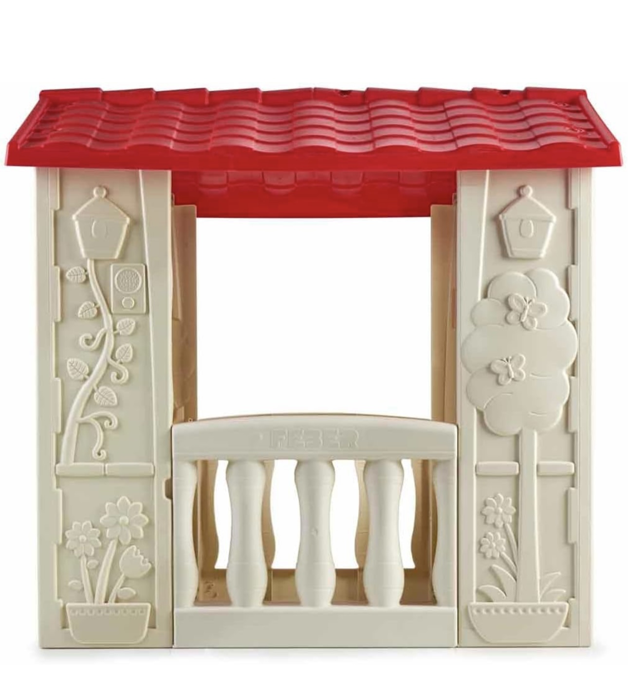 Casita Casa Feber Happy Con 2 Puertas Color Multicolor Floreado