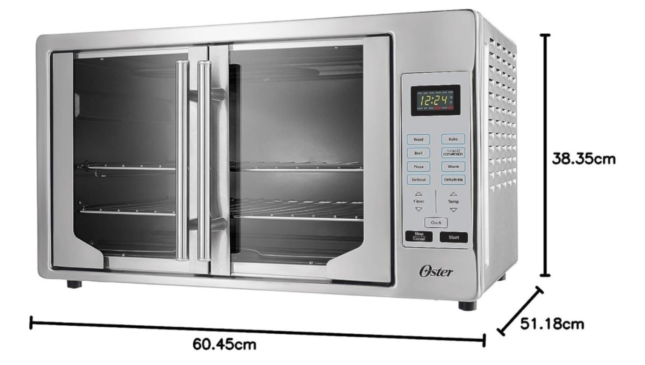 Oster Horno Eléctrico Digital French Door De Convección