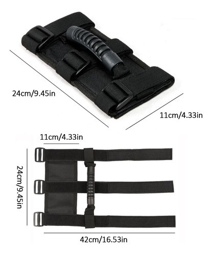 "Par De Agarraderas Para Roll Bar Jeep Wrangler Accesorios "