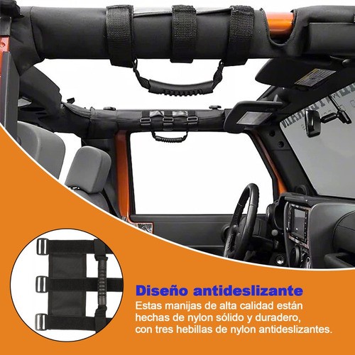 "Par De Agarraderas Para Roll Bar Jeep Wrangler Accesorios "