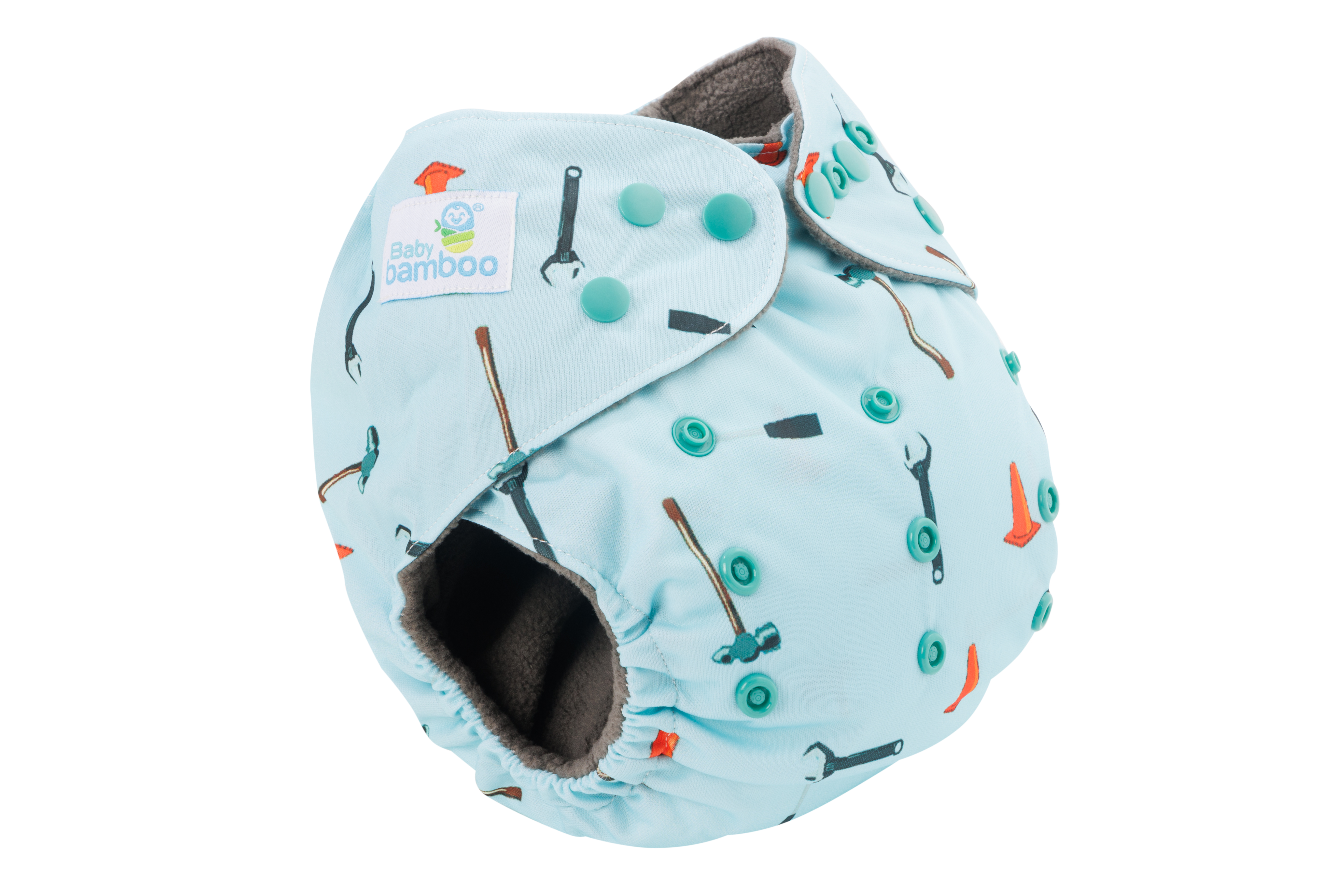 5 Pañales ecológicos PREMIUM de bambú estampados niño + 5 insertos de Bambú.