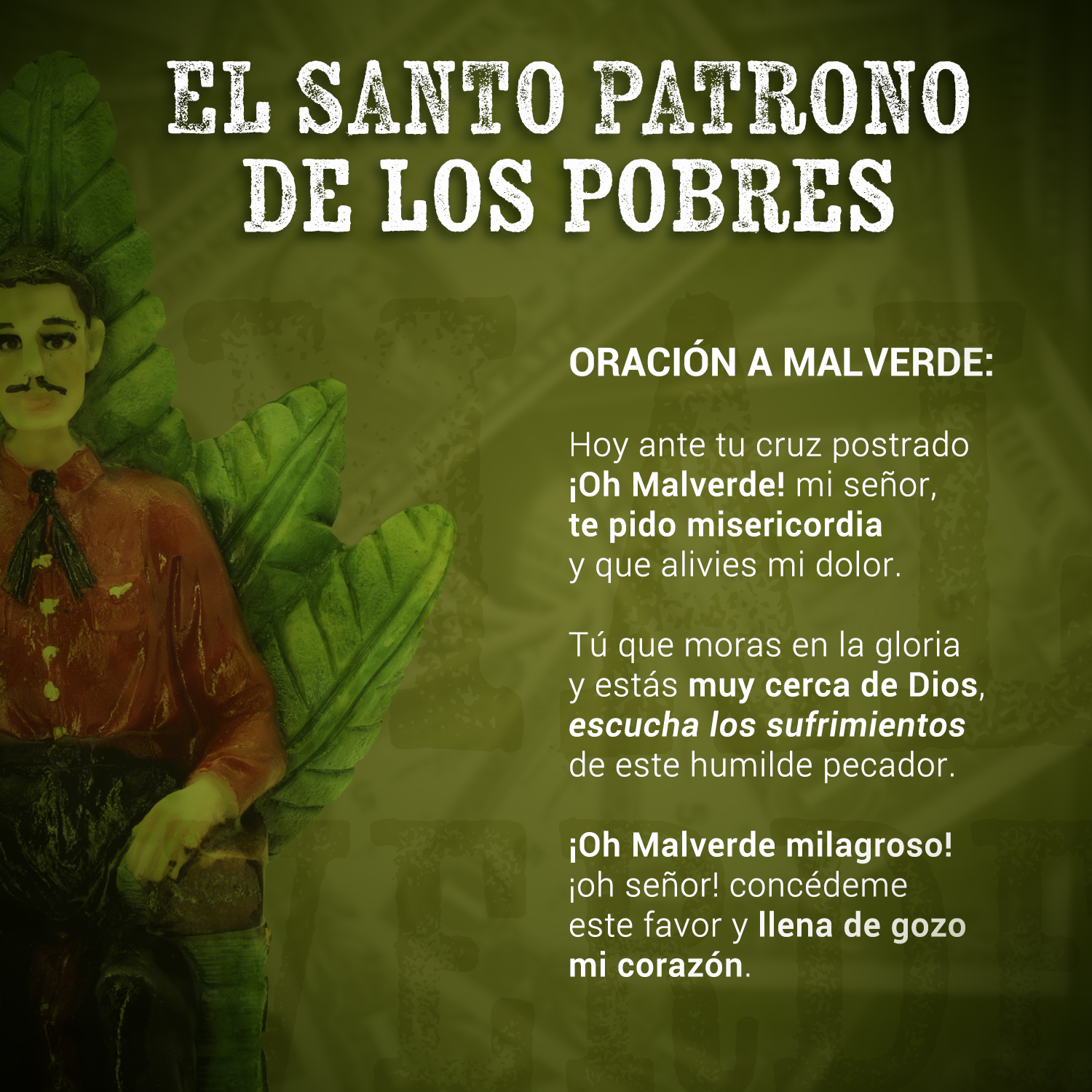 Malverde Sentado Camisa Roja 21 cm: Amparo y protección