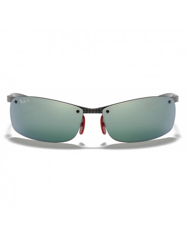 Lentes de sol Ray Ban RB8305M F005/H1 Scuderia Ferrari Collection Square Shape Plata
