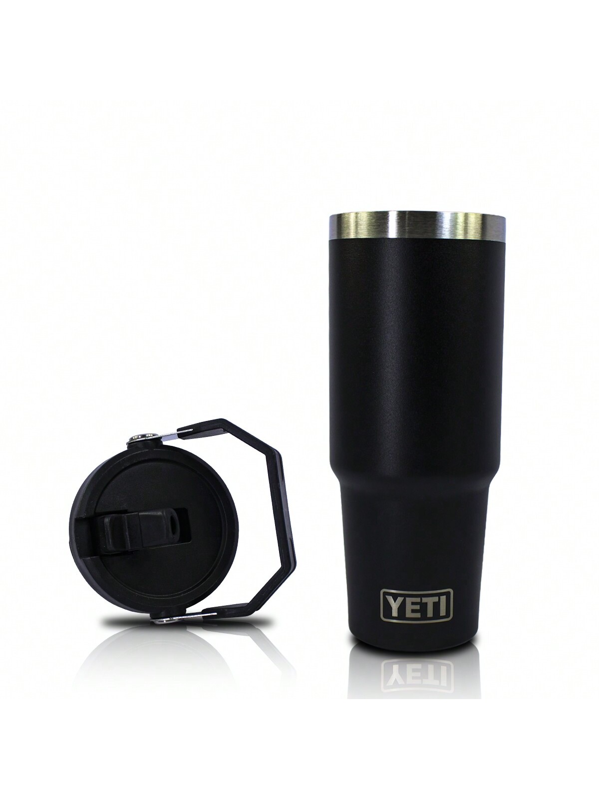 VASO TERMICO YETI NEGRO CAPACIDAD DE 30 OZ CONTAPA AGARADERA