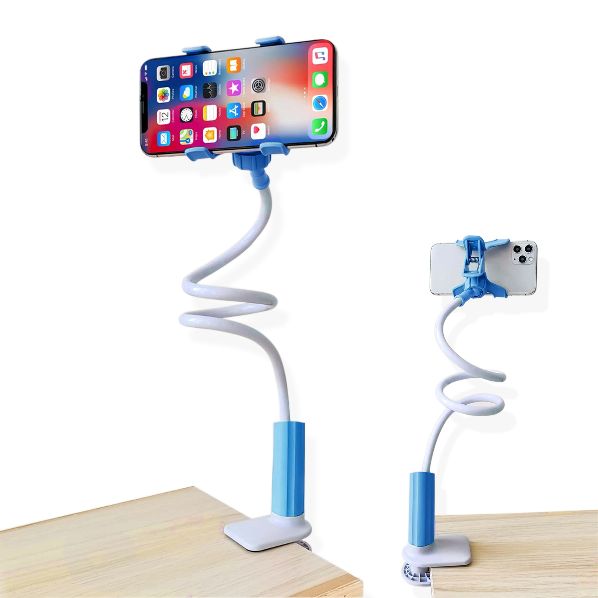 Soporte para Celular Archy Brazo Flexible Universal Multiangulo Rotación 360 Mesa Escritorio Hogar Oficina con Brazo De Ajuste Clip Pinza Porta Celular.