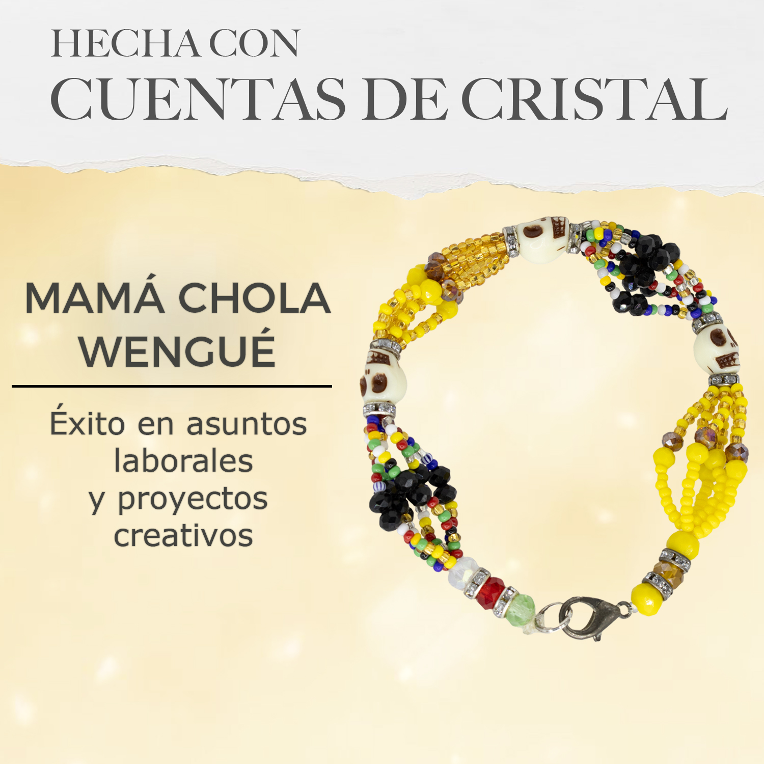 Pulsera Mamá Chola Orisha: Belleza, amor, prosperidad