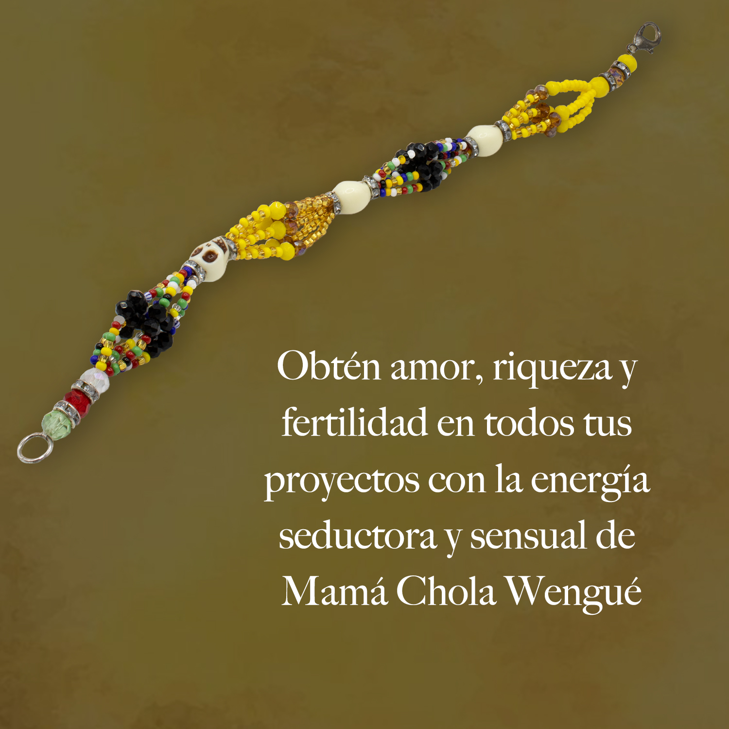 Pulsera Mamá Chola Orisha: Belleza, amor, prosperidad