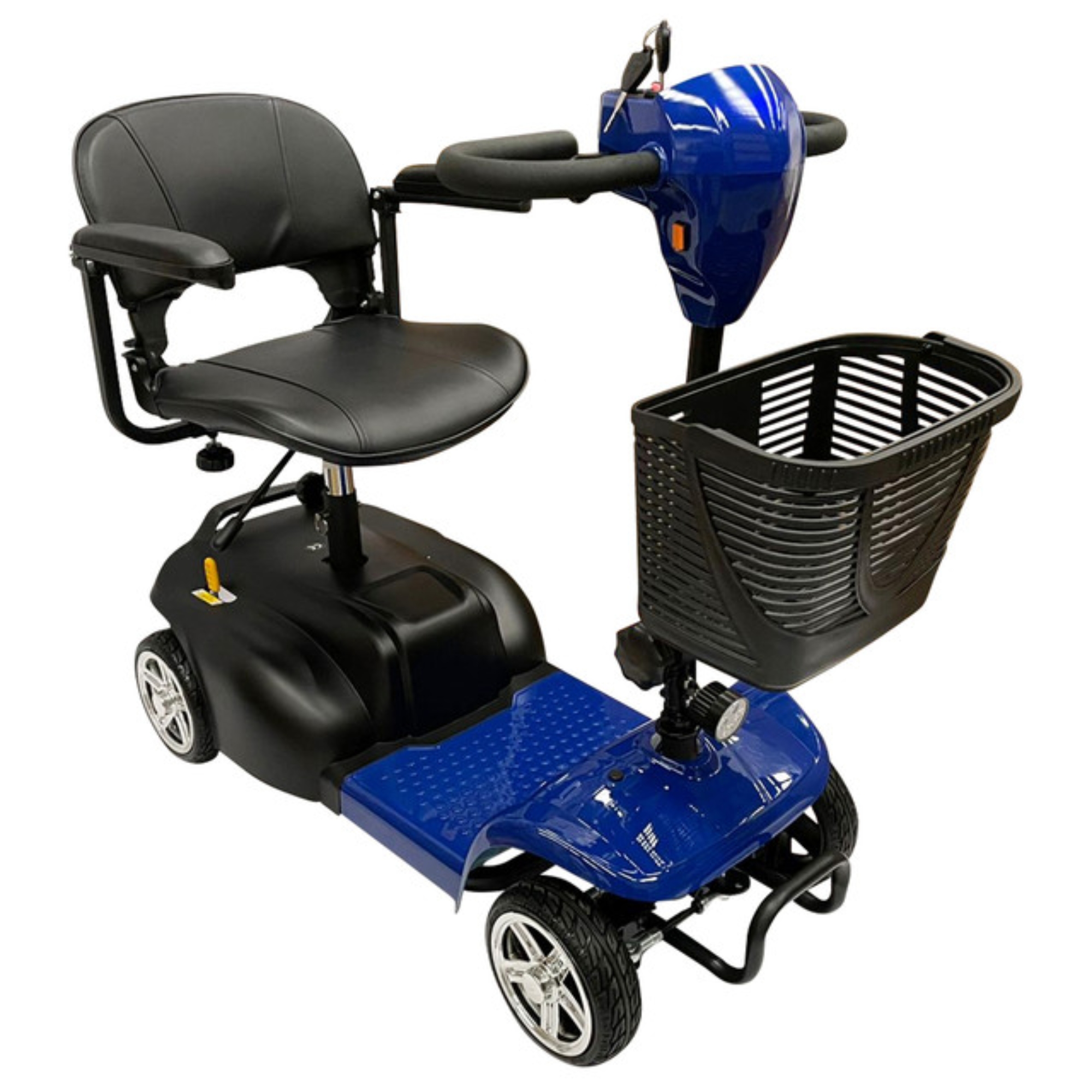 Scooter Infinity Plegable Recargable Silla Ruedas Eléctrica Color Azul.