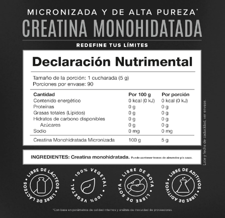 Creatina 400gr 90 serv BIRDMAN .