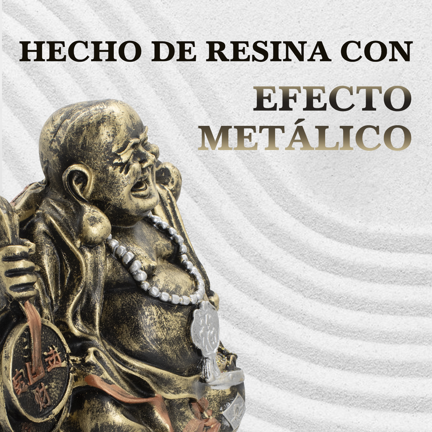 Figura Buddha: Bendiciones, bienestar, prosperidad