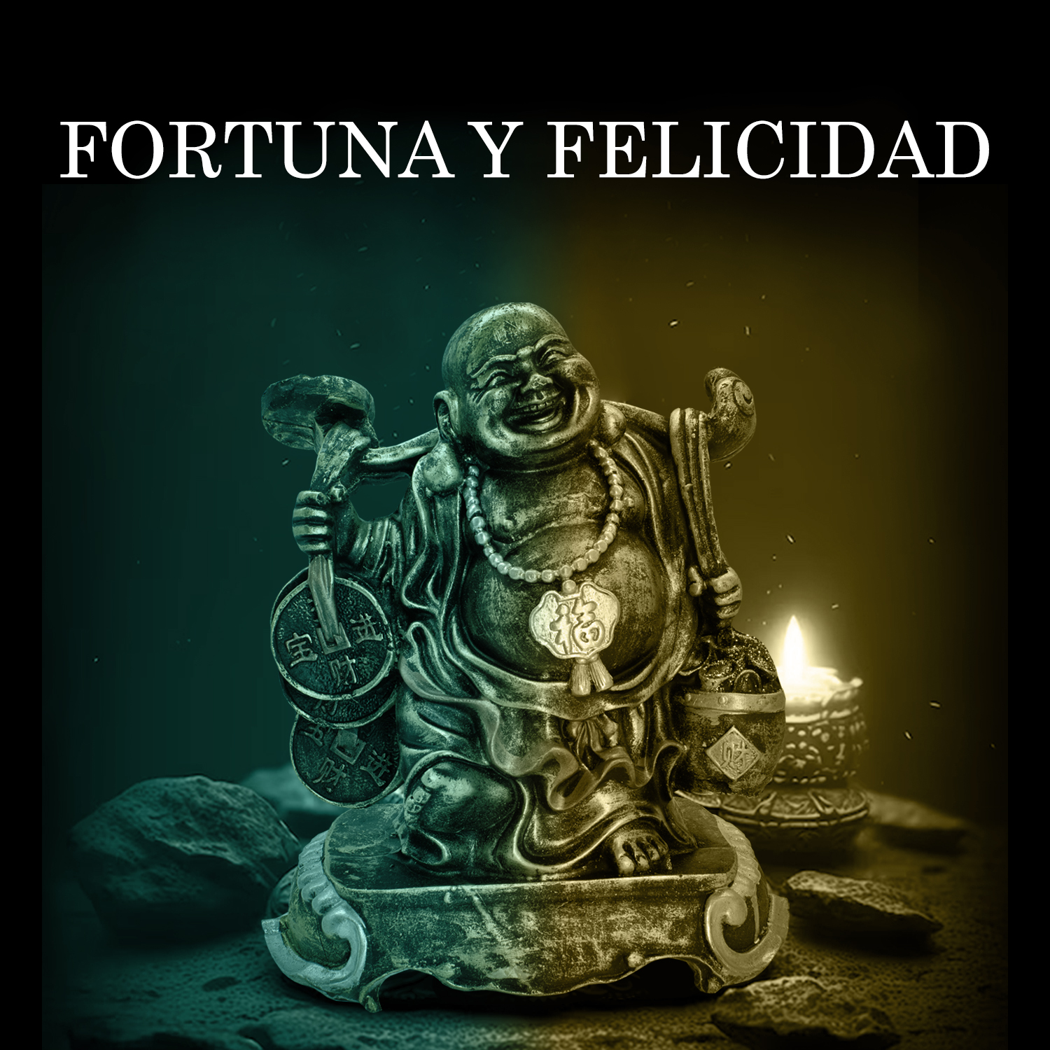Figura Buddha: Bendiciones, bienestar, prosperidad
