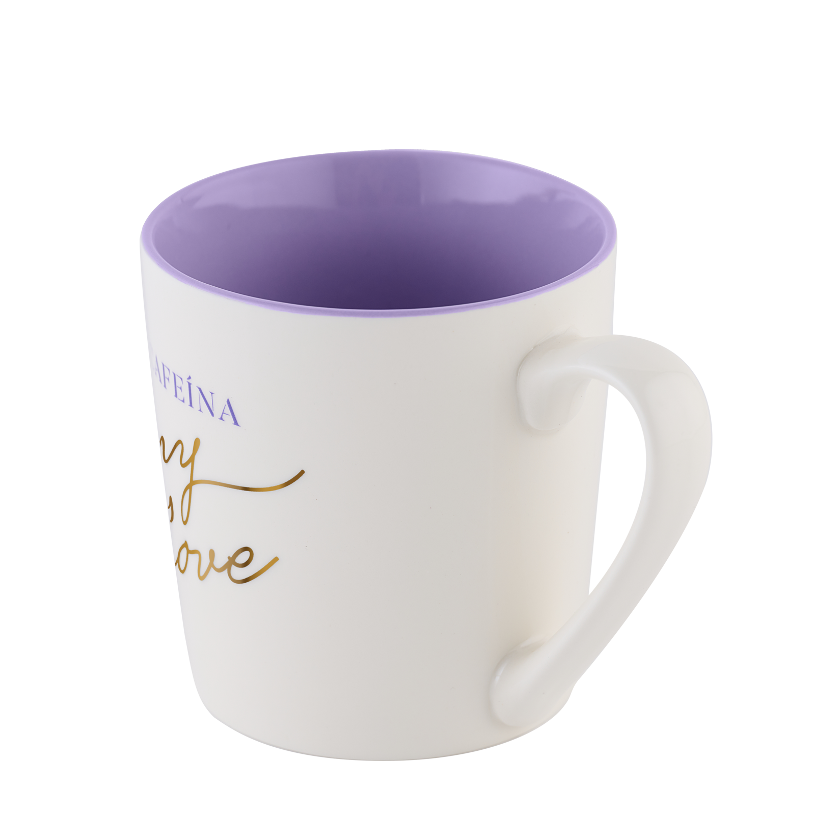 LuckyLy Tazas para Café con Frases Divertidas de 500ml, Grandes y Originales, Taza Térmica - Modelo Nira, Cafeína