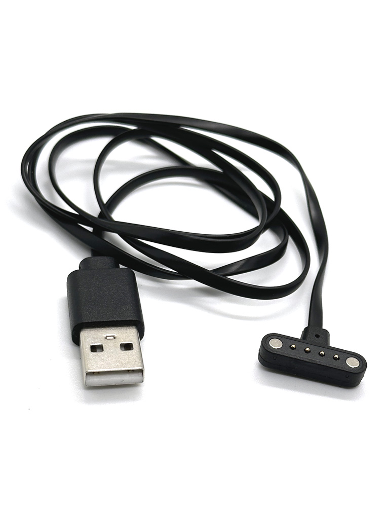 Cargador Magnético Para Smart Watch Reloj Inteligente 4 Pines 9 Mm. En forma de T.