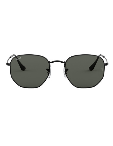 Lentes de sol Ray Ban Rb3548n 002/58 Hexagonal Flat Negro Polarizado