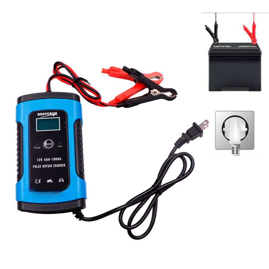 Cargador Portátil para Batería de Carro.