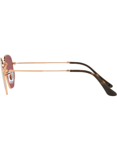 Lentes de sol Ray Ban Rb3548n 9202AF Hexagonal Flat Vino Polarizado
