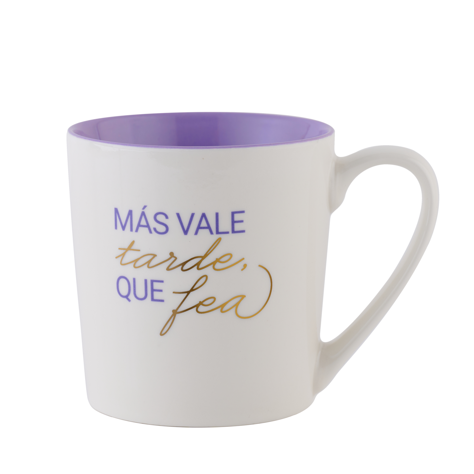 LuckyLy Tazas para Café con Frases Divertidas de 500ml, Grandes y Originales, Taza Térmica - Modelo Nira, Tarde