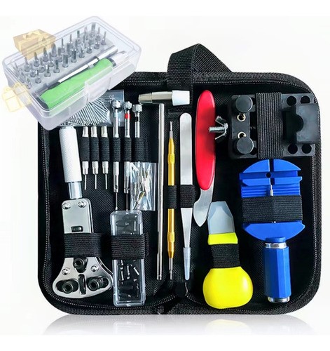"Kit De Herramientas Reparación De Relojero 179 Piezas "