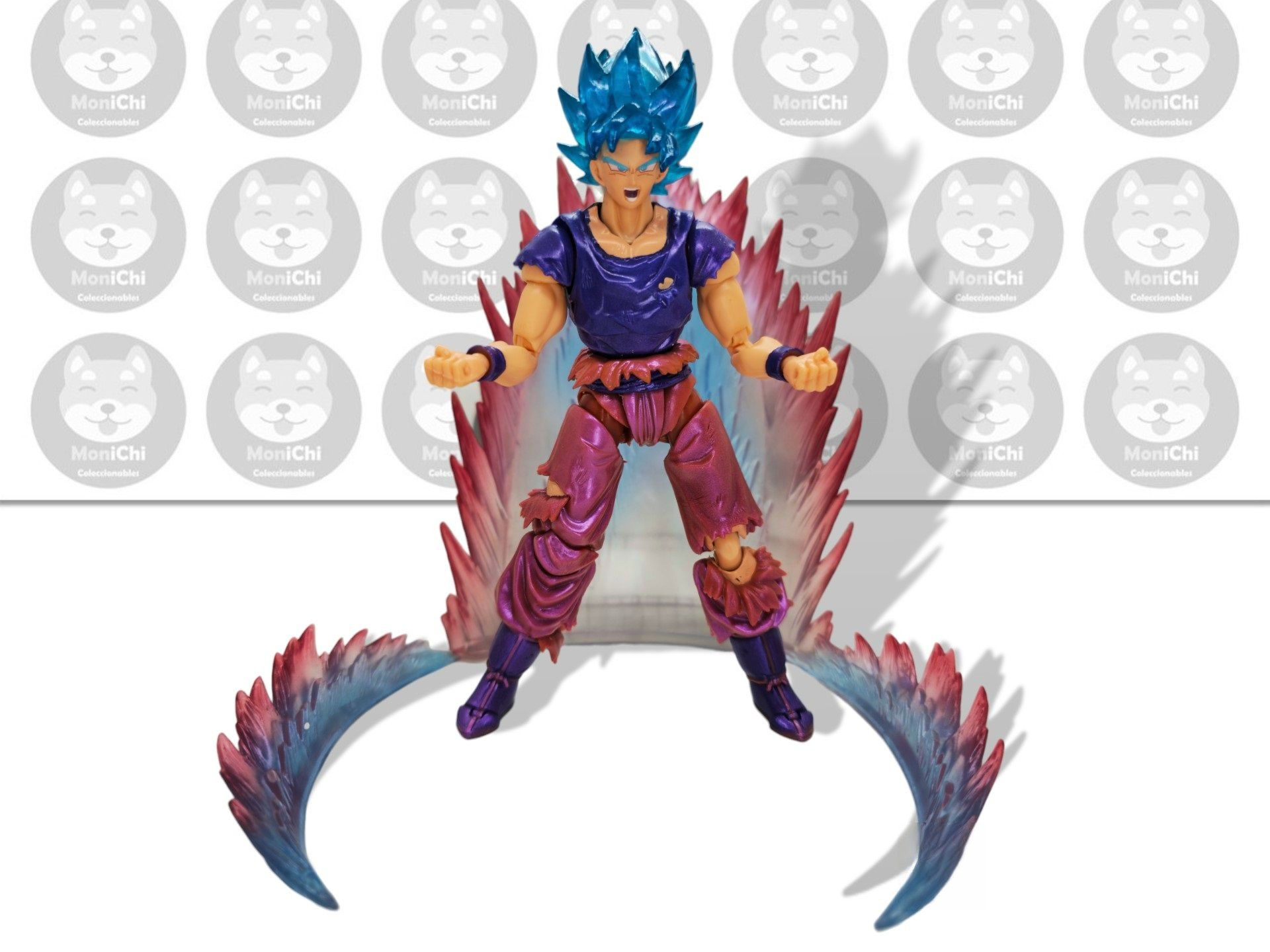 Goku Ssj Blue Dragonball Dragon Ball Super War Damage Figura