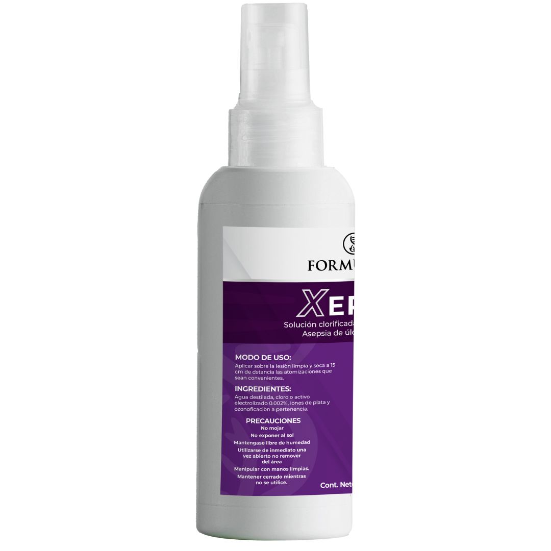 Spray Para Asepsia De Ulceras, Pie Diabético, Heridas y Quemaduras, Con Iones De Plata, 50ml, Xepsia, Formulabs