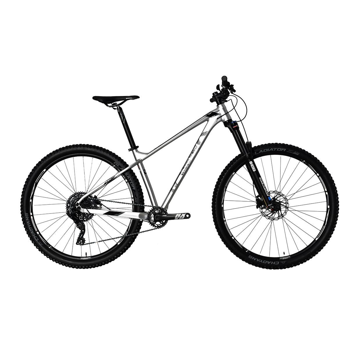 Bicicleta Belfort Yaluk R29 T17 Plata Negro 2024.