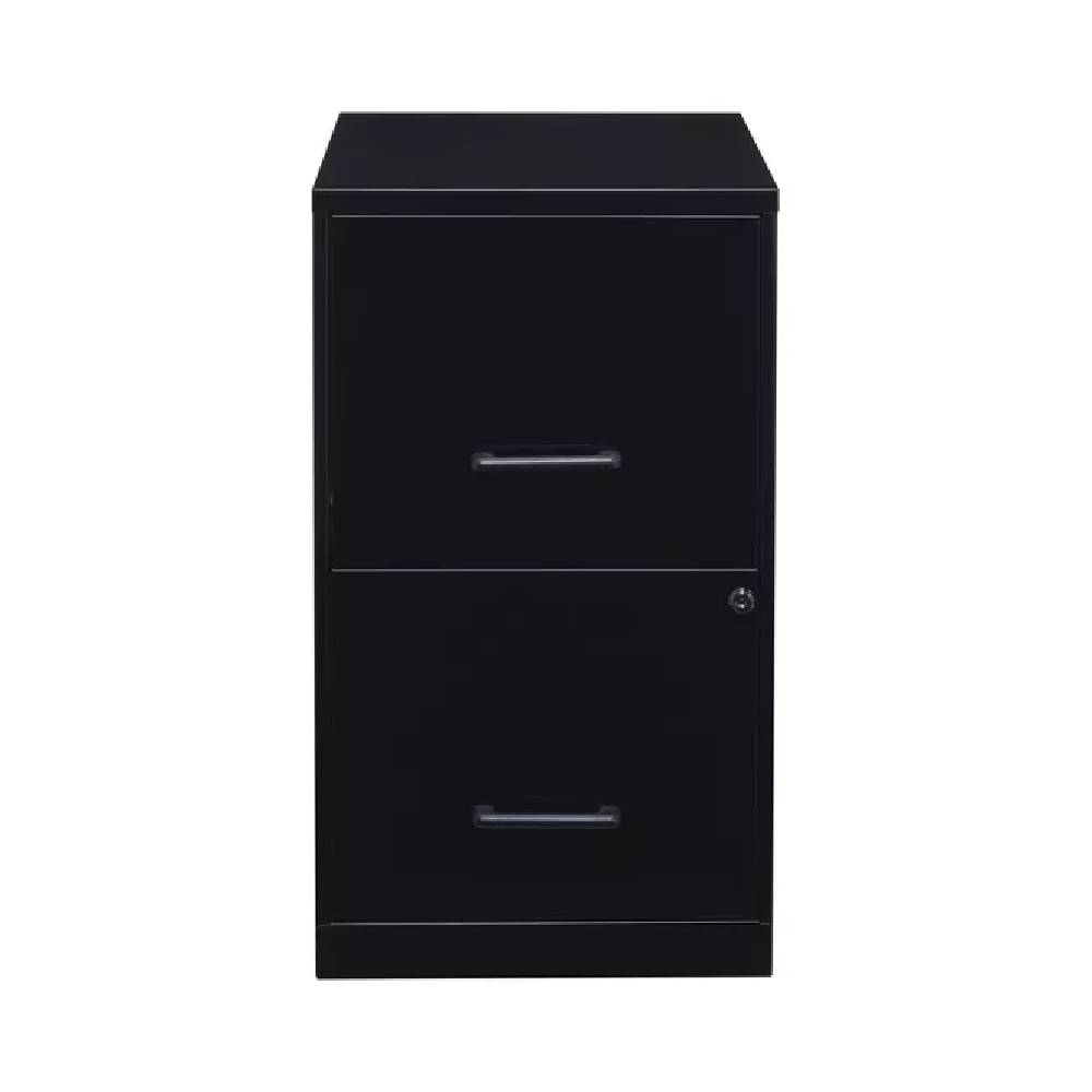 Archivero Organizador Metálico Lorell 14341 2 Cajones Negro