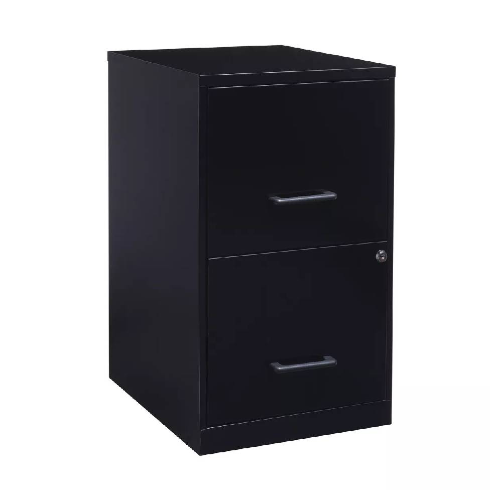 Archivero Organizador Metálico Lorell 14341 2 Cajones Negro