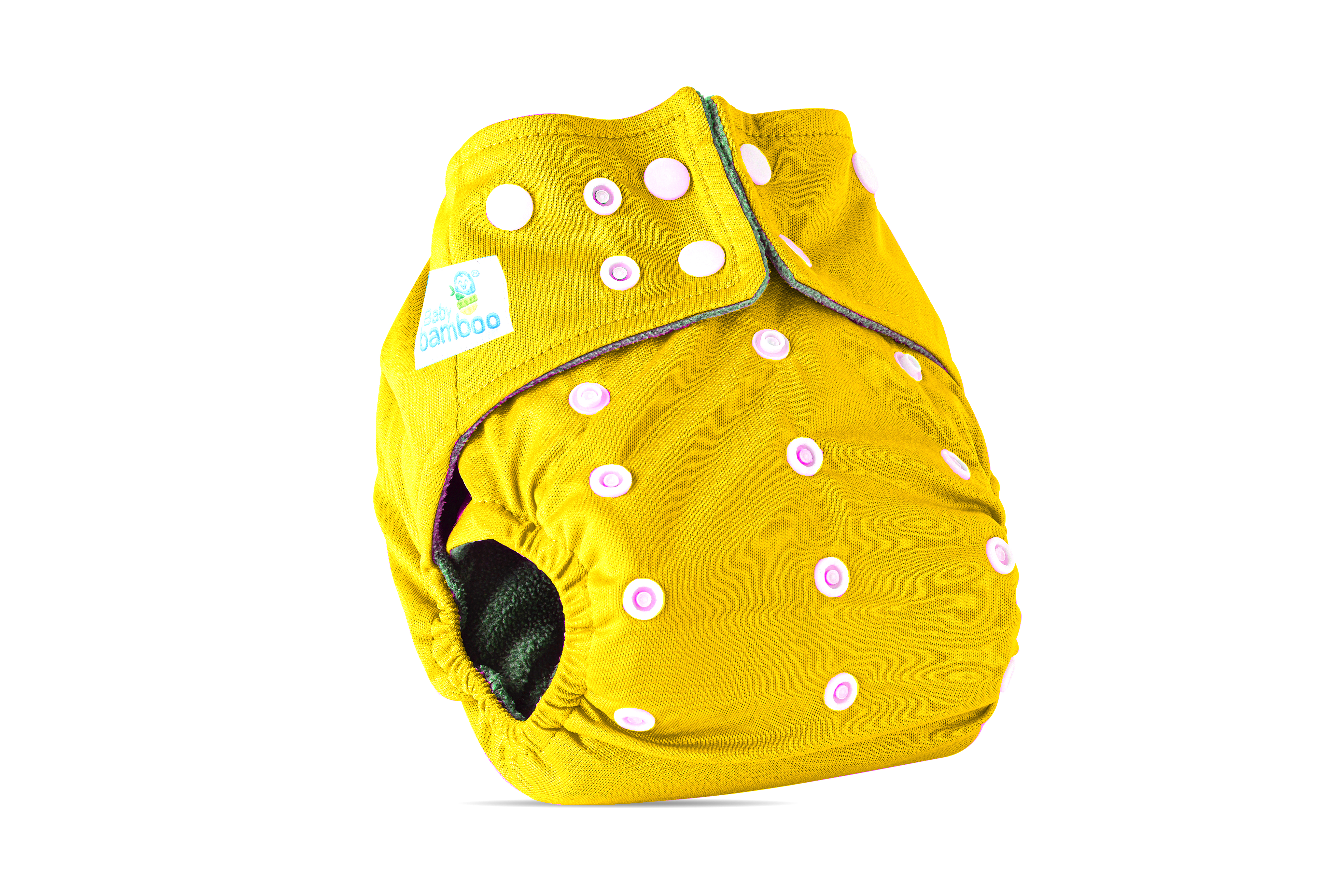 5 Pañales ecológicos de Bambú lisos niña + 6 insertos de 4 capas microfibra 4-15 kgs