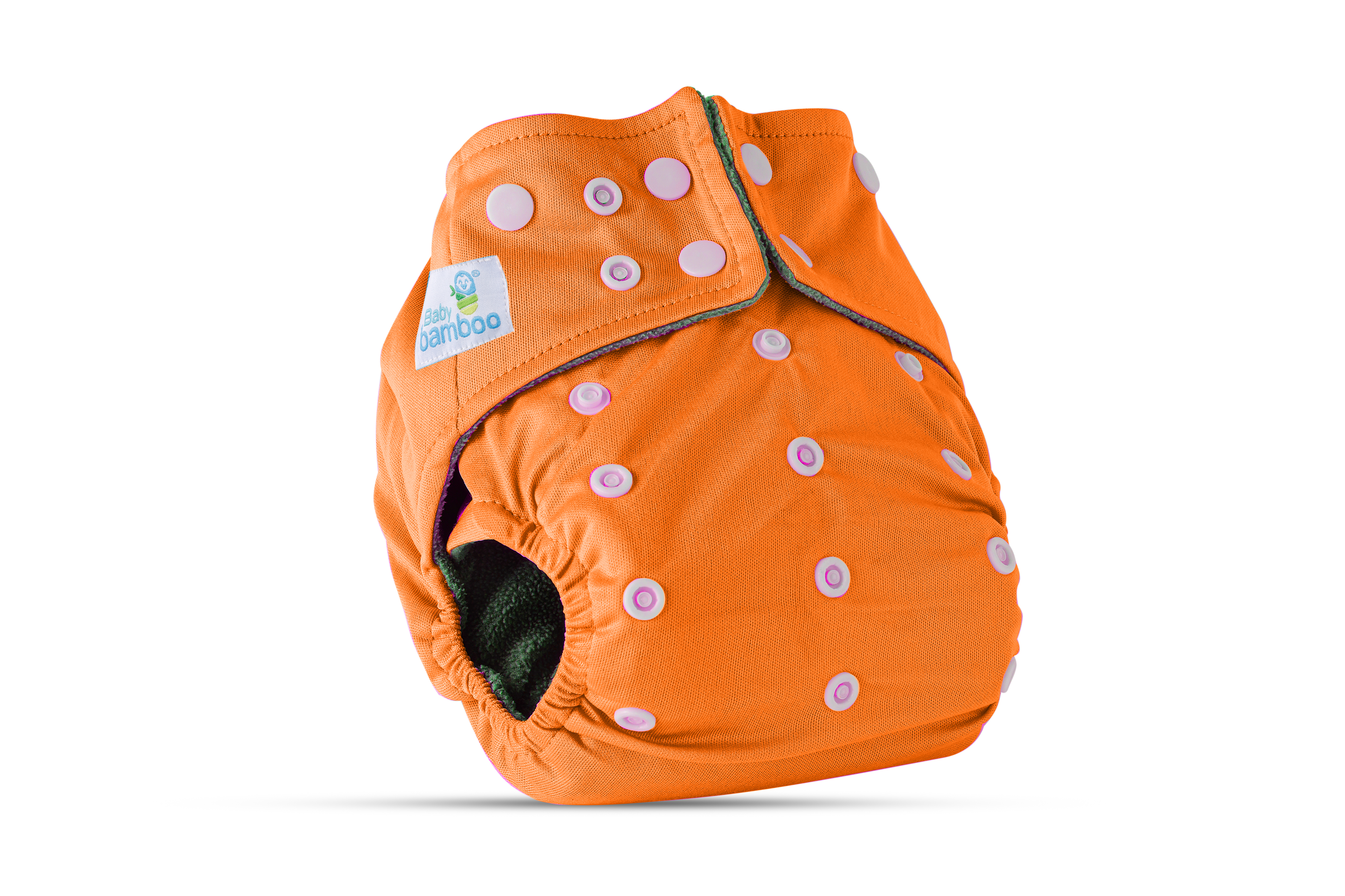 10 Pañales ecológicos de Bambú lisos niño + 12 insertos de 4 capas microfibra 4-15 kgs
