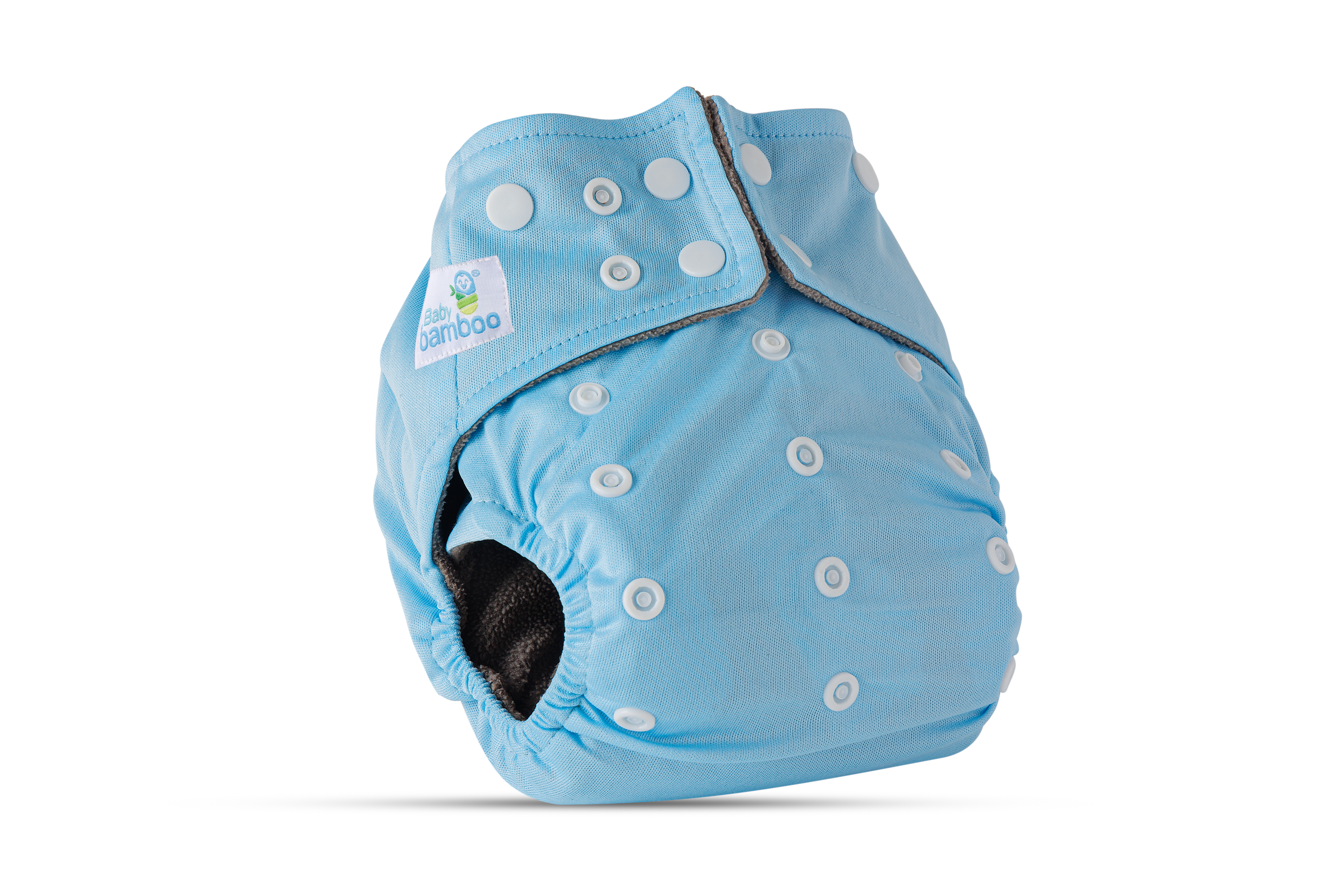10 Pañales ecológicos de Bambú lisos niño + 12 insertos de 4 capas microfibra 4-15 kgs