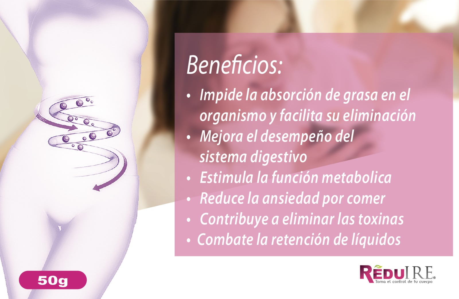Té 100% Natural Baja Talla Y Peso (Sobres) Reduire