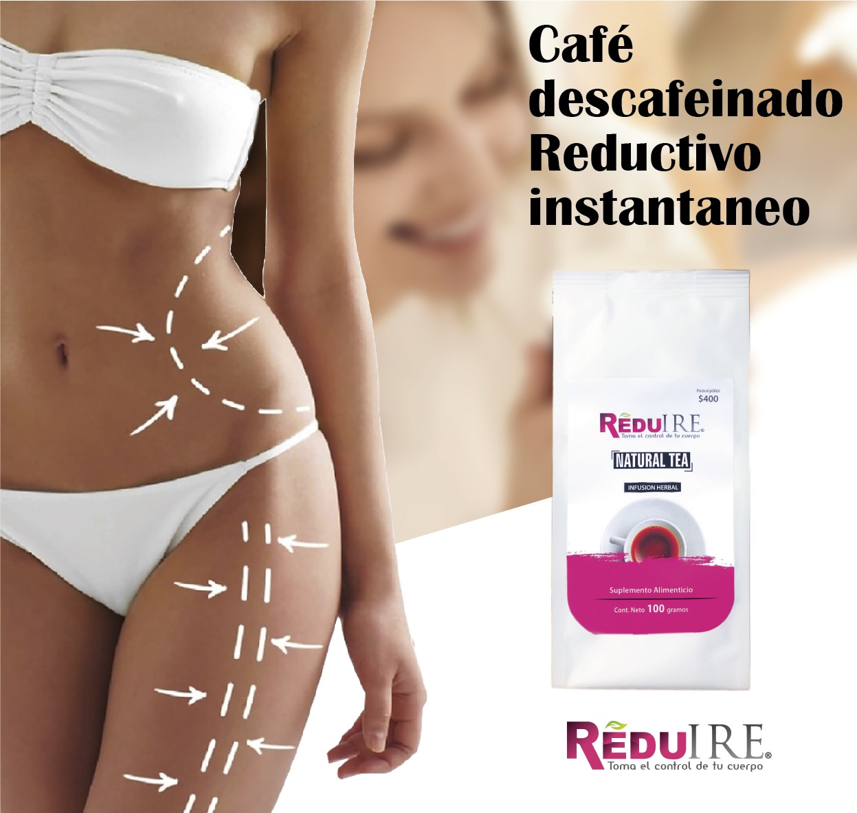 Té 100% Natural Baja Talla Y Peso Reduire