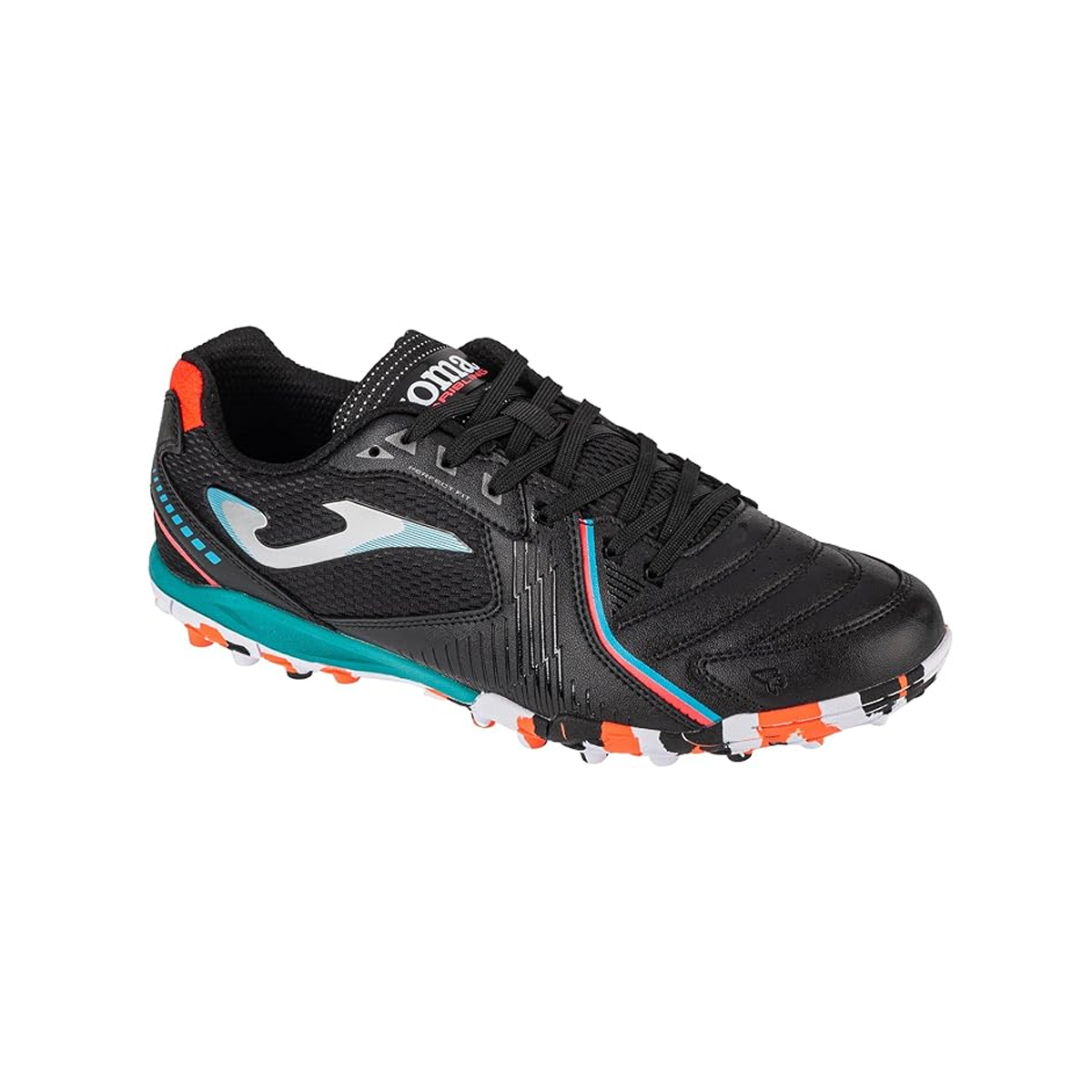 Tenis Futbol Rapido Joma Dribling 2401 Turf Negro.