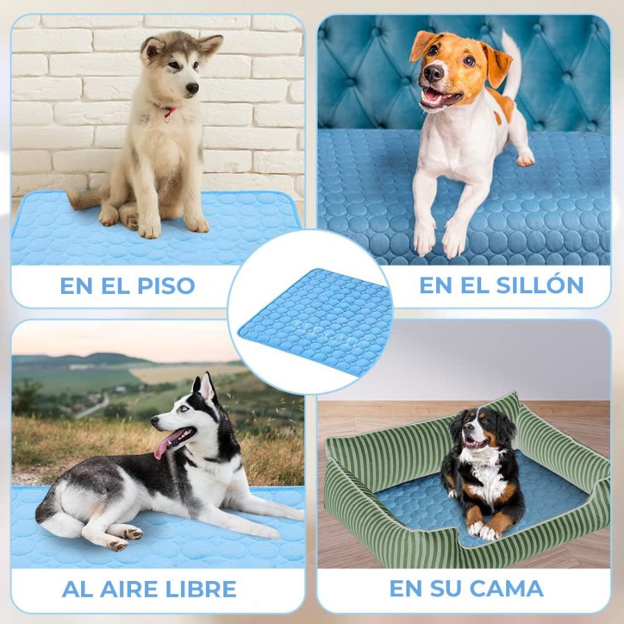 Tapete Frio Almohadilla Refrescante para Mascota.
