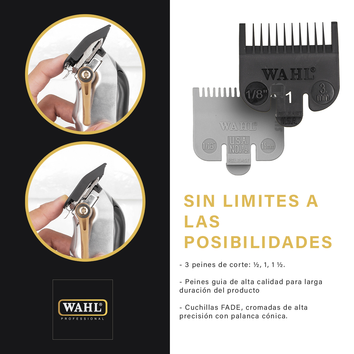 Cortadora De Pelo Profesional Salon Barber Wahl