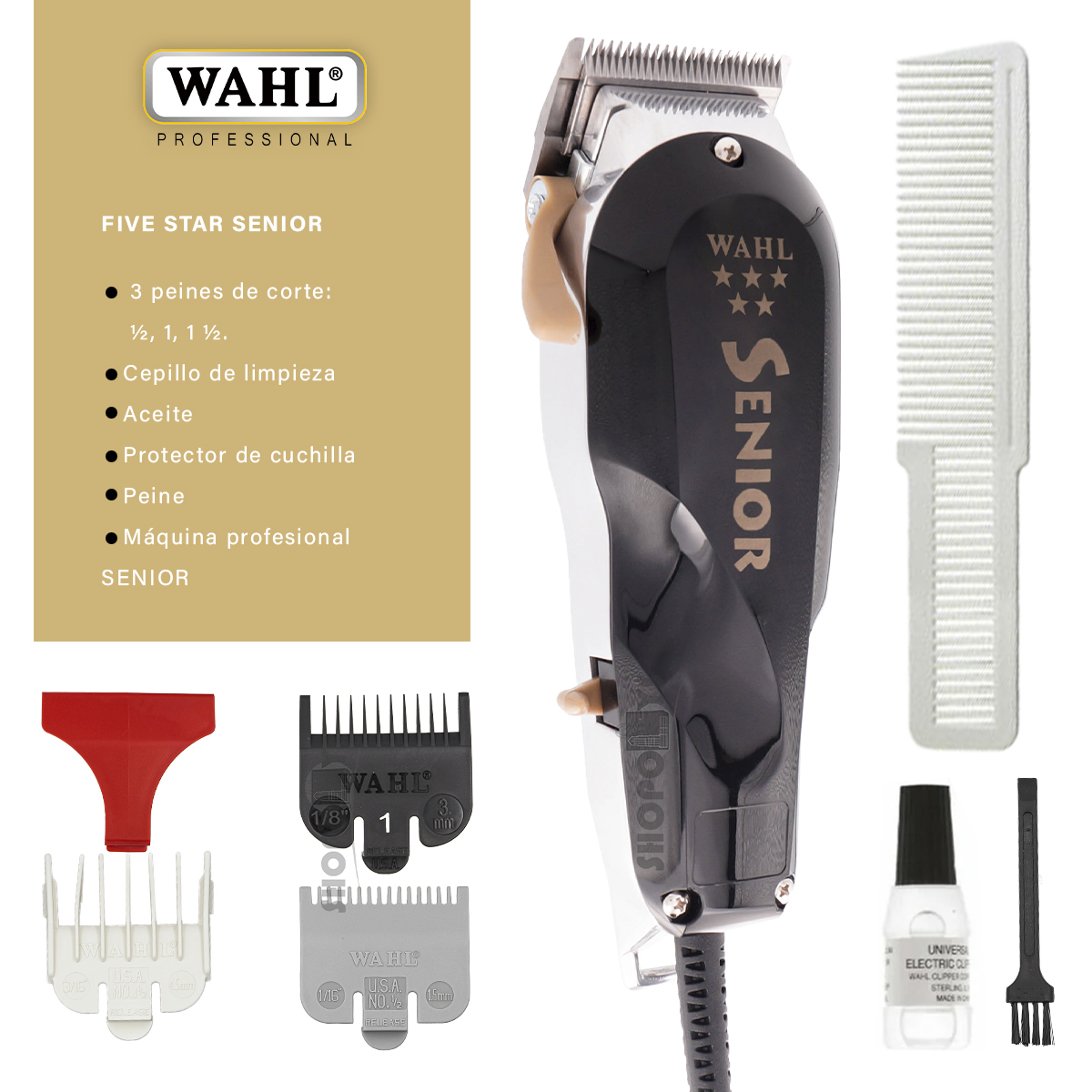 Cortadora De Pelo Profesional Salon Barber Wahl
